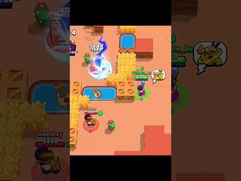 Ziggy move only with gadgets ☑️ #brawlstars #supercell #gaming