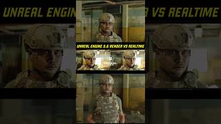 Unreal Engine 5.6 Real Time vs Rendered Animation #unrealengine5 #meta