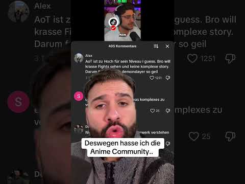 Guck Anime aber vergiss die Anime Community.. @Eligella #Anime #hatersgonnahate #aot #demonslayer