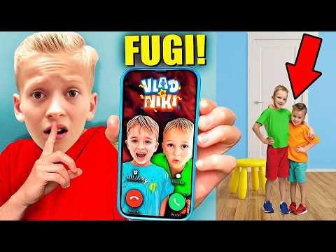 🧐 Cineva ne SPIONEAZĂ 😱 Ne-au GĂSIT 🕹️ Ne ASCUNDEM în CASA lui Vlad și Niki în viața reală 🏠