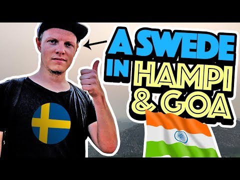 A Swede in Hampi and Goa, India