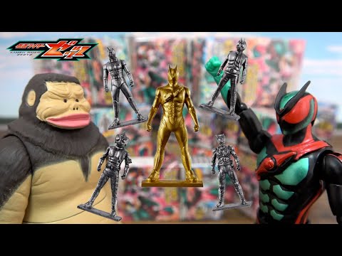 人形劇【仮面ライダーゼッツ】ナイトメアと運試し対決!!大当たりをゲットせよ!!フィギュア付きチョコスナック