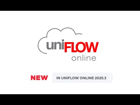 uniFLOW Online 2025.3 Release