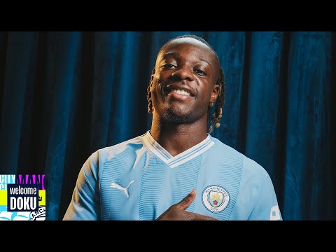 FIRST INTERVIEW WITH JEREMY DOKU | Man City's third summer signing!