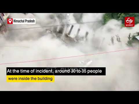 Four-storey building collapses in Shimla, video goes viral