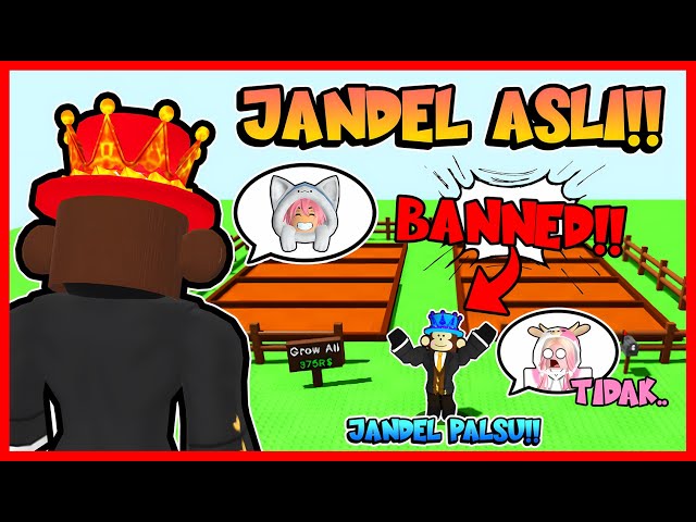 ATUN PAKAI AKUN ASLI JANDEL UNTUK NGERJAIN JANDEL PALSU MOMON !! Feat @sapipurba Roblox