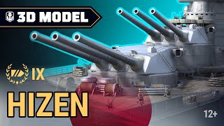 Превью: Сухой док: Hizen — японский линкор | World of Warships