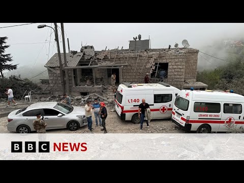 Image: Lebanon says 21 killed in air strike in country’s north - BBC News (U)