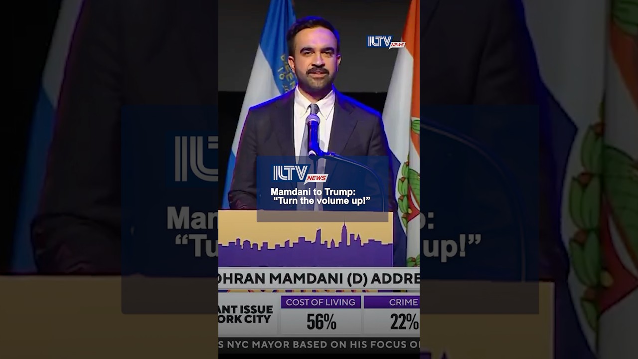 Zohran Mamdani during his winning speech.