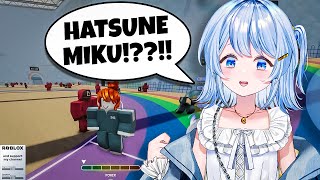 Mogu and Sunny Meet Hatsune Miku in Roblox Squid Games