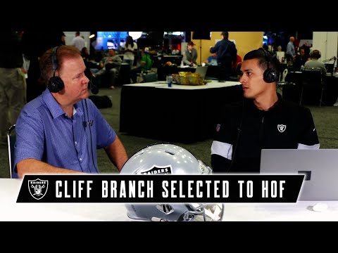 Instant Reactions to Cliff Branch Being Selected Into the Hall of Fame | Upon Further Review | NFL video clip