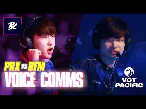 VCT Pacific Kickoff: PRX vs DFM | Voice Comms