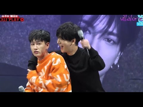 Yesung's skinship with Eunhyuk makes him ask help from Donghae! (Eng/Esp)