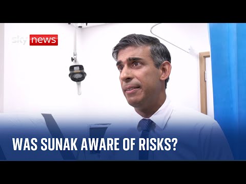 PM refuses to say whether he was warned about health risks on Bibby Stockholm