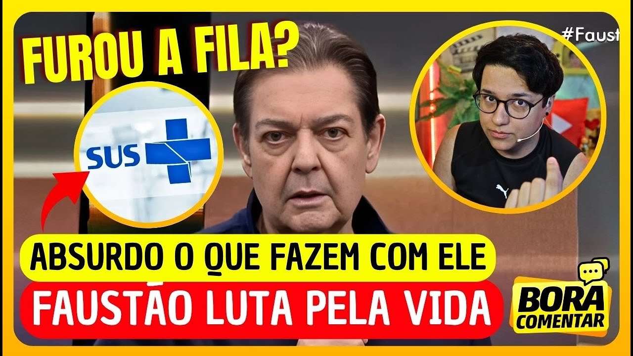 🚨Faustão furou a fila do transplante Apresentador sofre ataques absurd0s