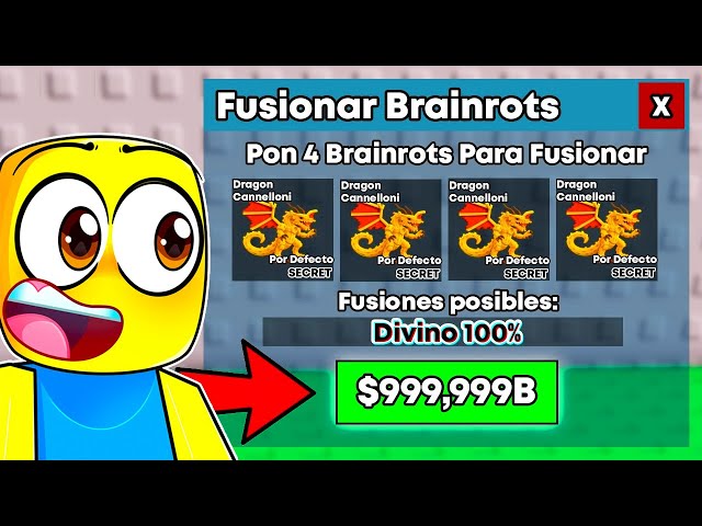 Fusioné los BRAINROTS SECRETOS más OP para CONSEGUIR un BRAINROT DIVINO (Roba un Brainrot)