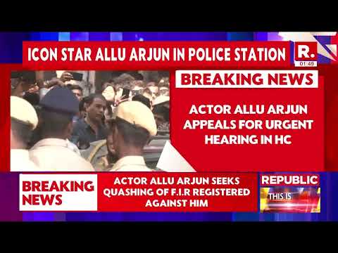 Allu Arjun Appeals For Urgent Hearing In High Court After Arrest, Seeks Quashing of FIR Against Him
