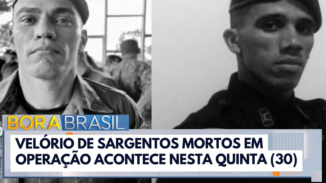 Velório de sargentos do Bope mortos em operação acontece nesta quinta (30)