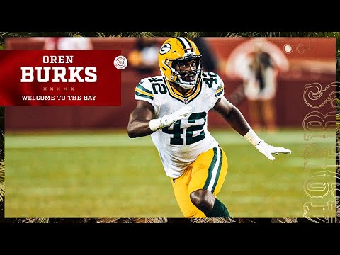 49ers Welcome LB Oren Burks | Introductory Press Conference video clip