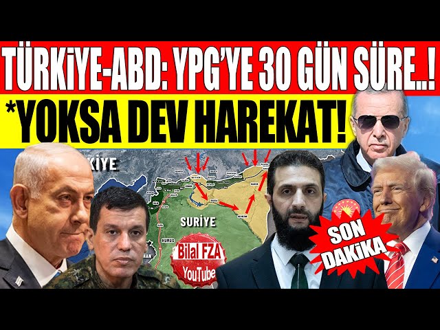 *flaş son dakika..TÜRKİYE-AMERİKA: YPGYE *30 GÜN SÜRE..! tik tak.. geri sayım başladı!