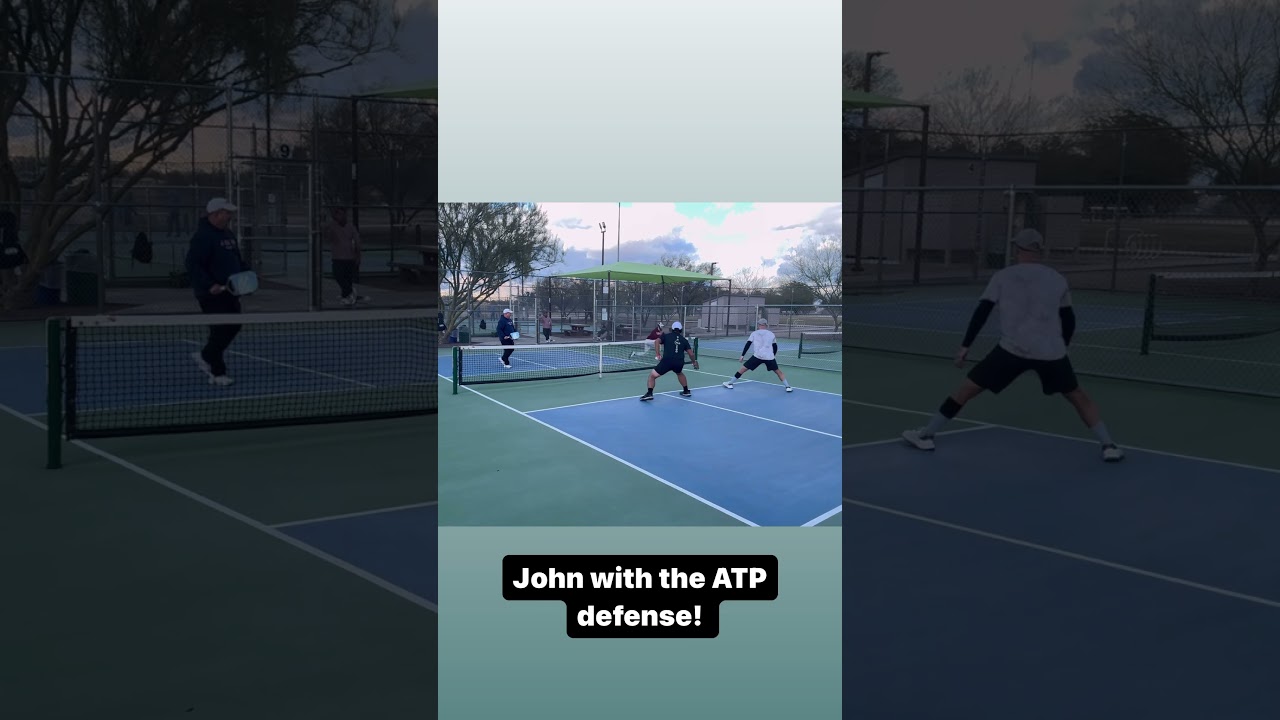 John with the ATP defense #pickleball #shorts