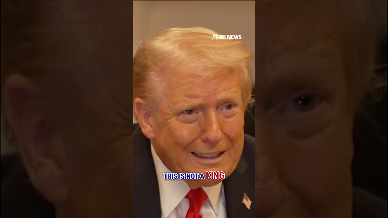 EXCLUSIVE: Trump FIRES BACK at nationwide ‘No Kings’ protests #shorts #trump #foxnews