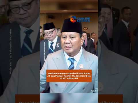 Presiden Prabowo Apresiasi Keterlibatan AS dan Mediasi Konflik Thailand-Kamboja di KTT ASEAN-US
