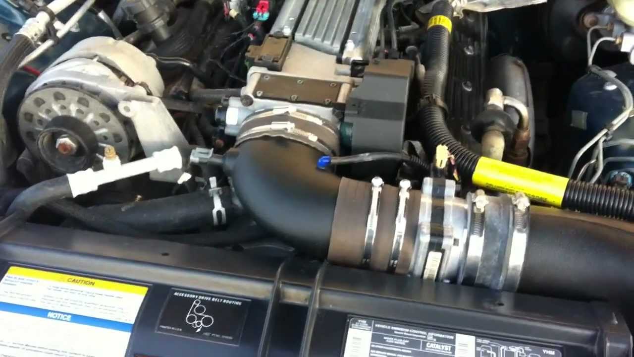 LT1 & LS1 K&N Cold Air Intake Overview - YouTube diagram of 3 4 engine compartment 