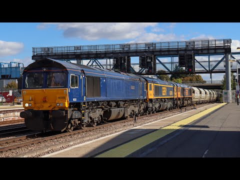 Ex-DRS 66/3s in Lincoln (27/09/22)