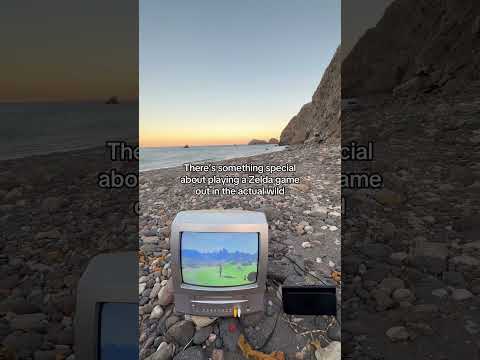 Breathe of the Wild on the crt hits different #zelda