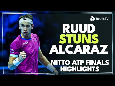 Casper Ruud STUNS Carlos Alcaraz! | Nitto ATP Finals 2024 Highlights