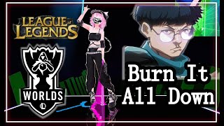 [Beat Saber] Burn It All Down (ft. PVRIS) | Worlds 2021 - League of Le