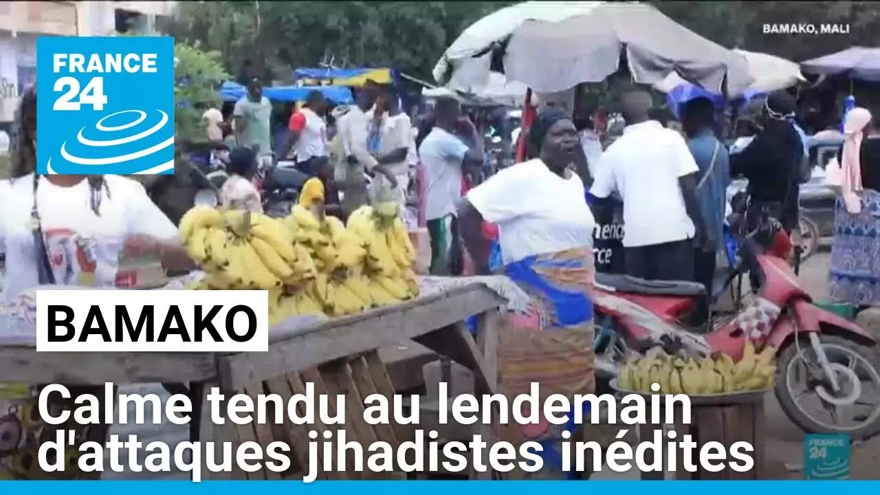 Attaque d'une branche d'Al-Qaïda au Mali : calme tendu à Bamako • FRANCE 24