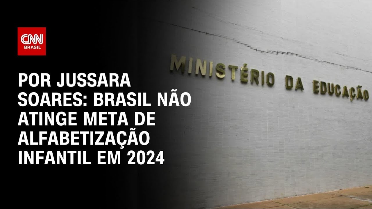 Análise Brasil melhora mas não bate meta de alfabetização de crianças | CNN PRIME TIME
