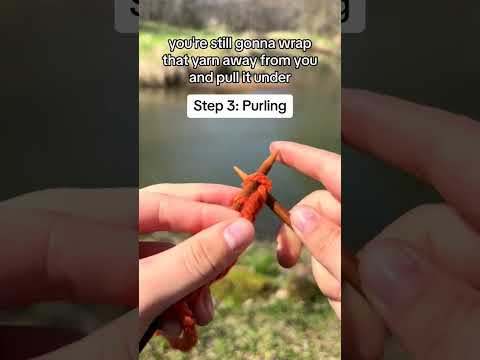 Learn the  basics of knitting and get to creating#knittingtiktok #knitting #knittok