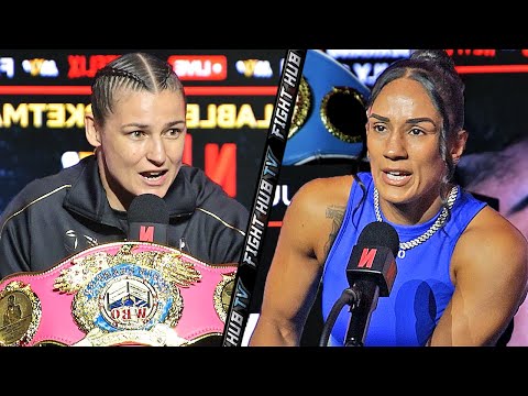 Katie Taylor vs Amanda Serrano 3 FULL Final Press Conference & Face Off Video