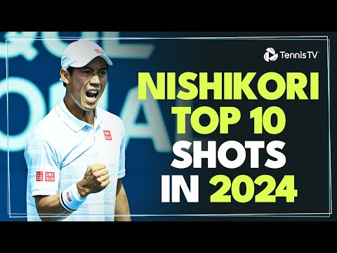 Kei Nishikori: Top 10 Shots In 2024!