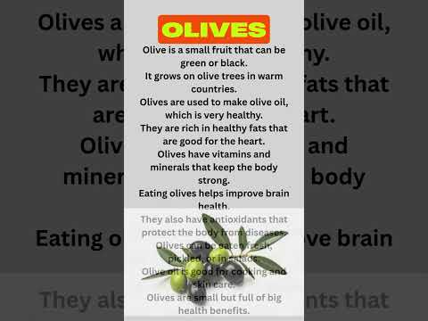 10 lines essay on Olive in English/Health benefits of Olive/Few lines on Olive/paragraph on olive/