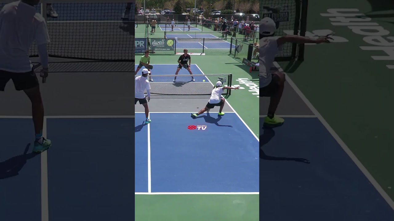 Placed it perfectly 💯 #pickleball #pickleballislife #pickleballhighlights