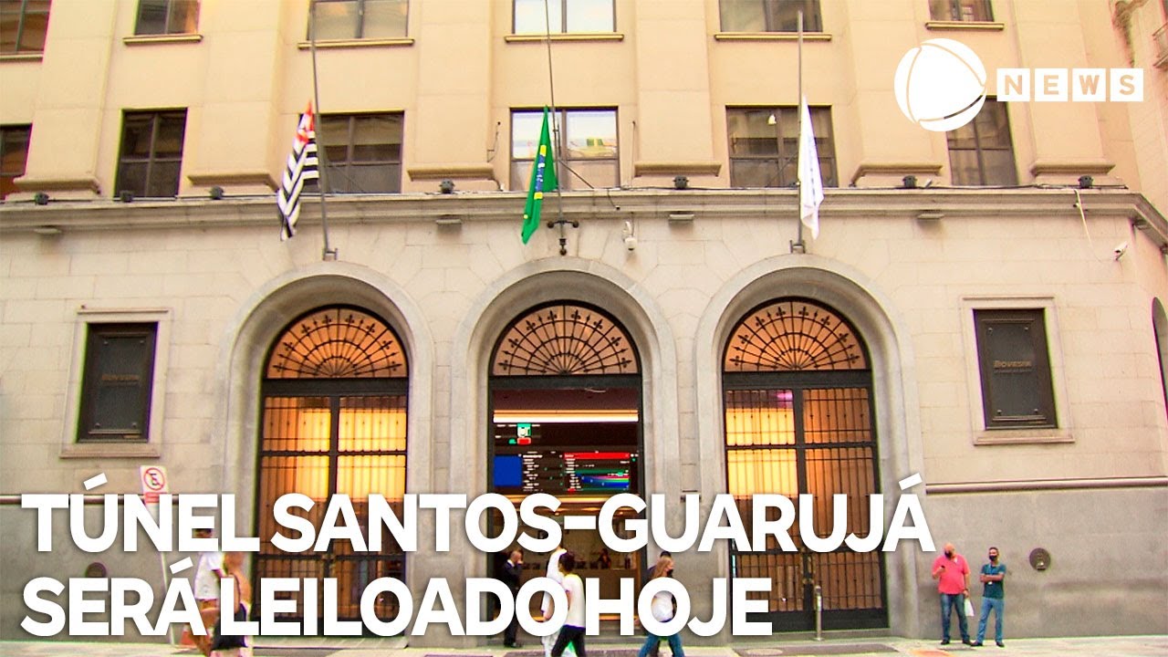 Leilão do túnel Santos-Guarujá acontece nesta sexta-feira (05)
