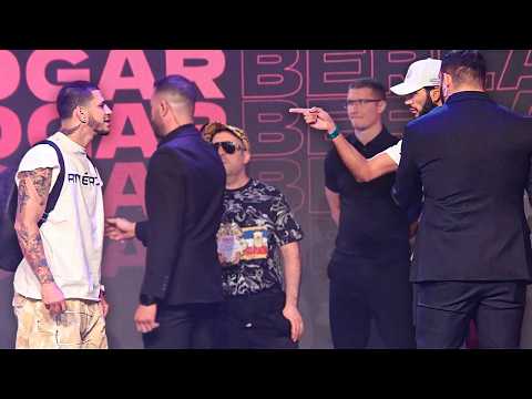 Hamzah Sheeraz HELD BACK by security in TENSE Berlanga face off!