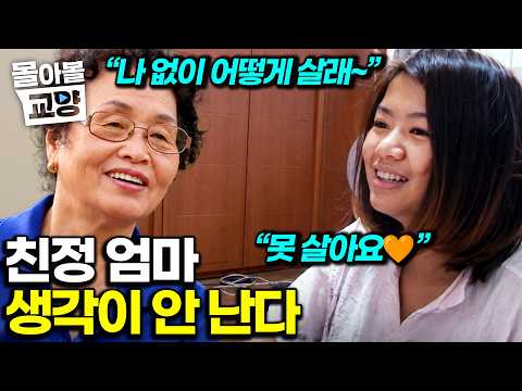 “100살까지 사셔요~” 시어머니 보살핌에 푹 빠져 매일 치대는 애교쟁이 며느리｜철부지 며느리와 아낌 없는 사랑으로 함께 여행까지 #몰아볼교양