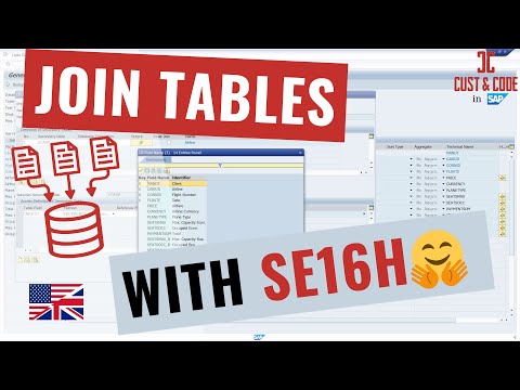 Mastering SAP SE16H: Table Joins Made Easy [english]