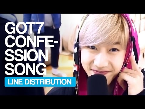 GOT7 - Confession Song Line Distribution (Color Coded) | KPOP Christmas Countdown