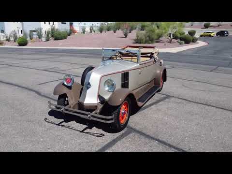 video 1927 Renault Type RA Cabriolet by Million-Guiet