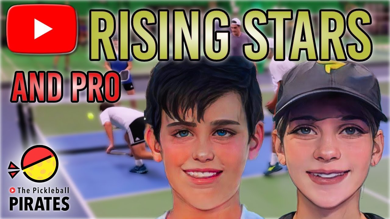 Rising Star Ethan vs Pickleball Pro Ethan and Rising Stars Stevie