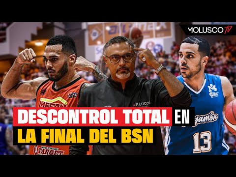 MOLUSCO TV causa descontrol en la final del BSN con jugadores y fanáticos. FINAL DRAMATICO