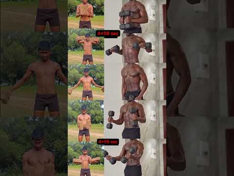 DASI VS GYM 😳🔥🏋️‍♀️🚀 WORKOUT 🔥 4×59 SEC #fitness #motivation #abs