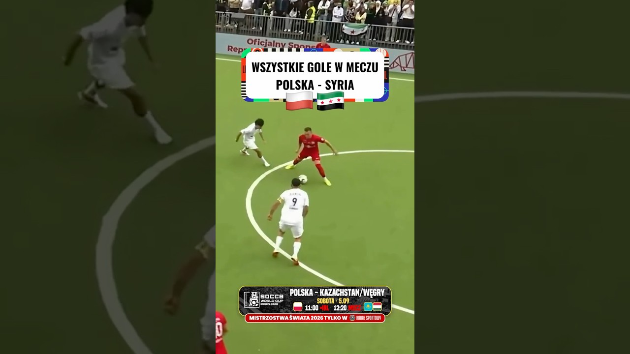 Polska - syria | zobacz gole! mś socca 2026 #shorts