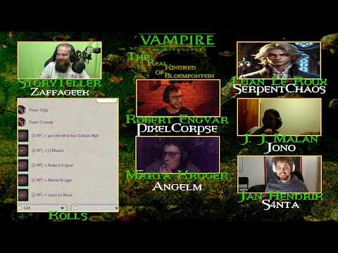 #vampirethemasquerade  The Real Kindred of Bloemfontein Episode 30.  #fantasygrounds
